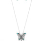 Badlands Butterfly - Blue Lanyard