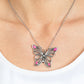Badlands Butterfly - Pink Necklace