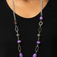 Barefoot Bohemian - Purple Necklace