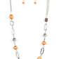 Barefoot Bohemian Orange Necklace