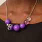 Bauble Bonanza - Purple Necklace