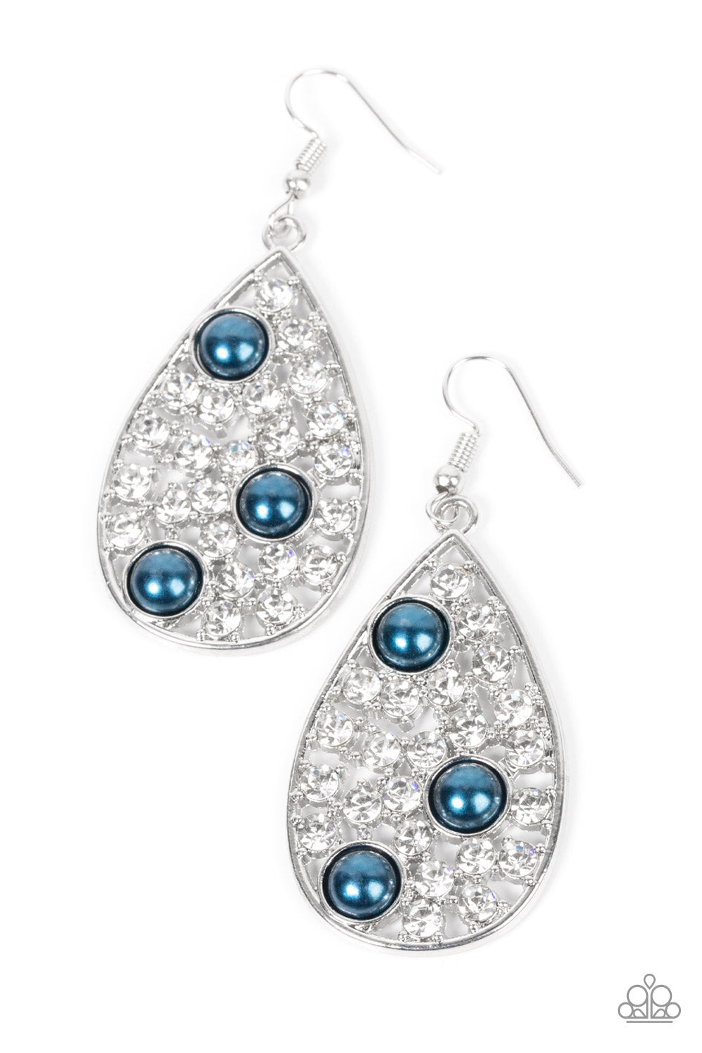 Bauble Burst - Blue Earring