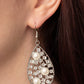 Bauble Burst - White Earring