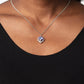 Be Still My Heart - Purple Necklace