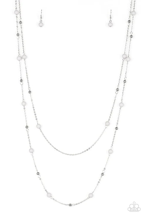 Beach Party Pageant - Silver Necklace
