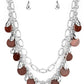 Beachfront Fabulous Brown Necklace