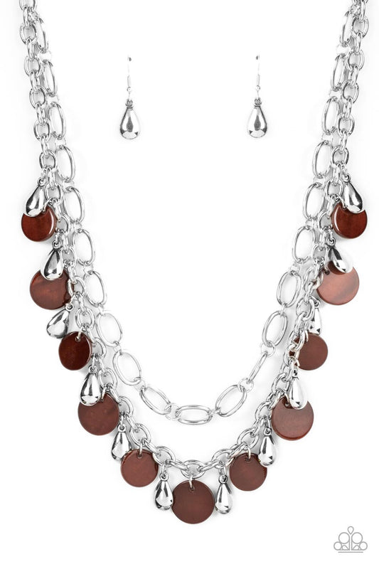 Beachfront Fabulous Brown Necklace
