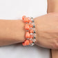 Beachside Brunch - Orange Bracelet