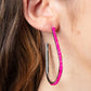Beaded Bauble Pink Earring