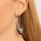 Beautifully Bejeweled Black Earring