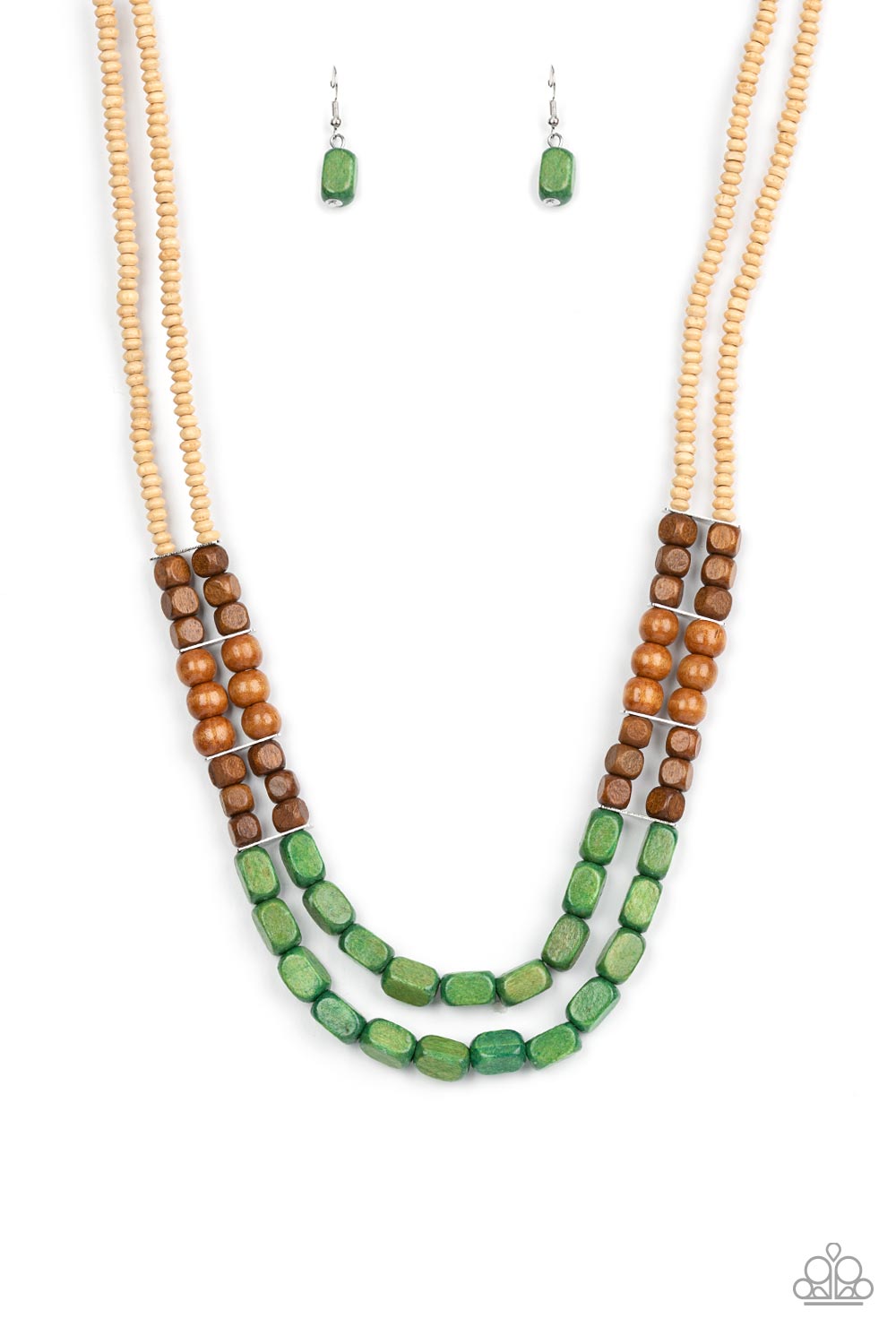 Bermuda Bellhop Green Necklace