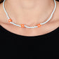 Bewitching Beading - Orange Necklace