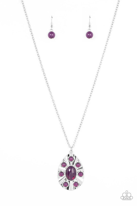 Blissfully Bohemian Purple Necklace