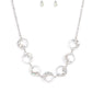 Blissfully Bubbly - White Necklace