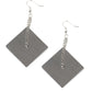 Block Party Posh Gun Metal Earring