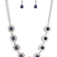 Blooming Brilliance - Blue Necklace