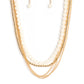 Boardwalk Babe - Gold Necklace