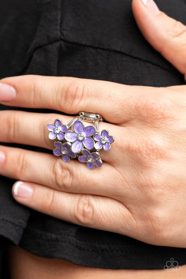 Boastful Blooms - Purple Ring