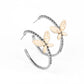 Bohemian Butterfly - White Earring