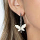 Bohemian Butterfly - White Earring