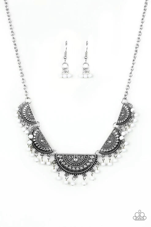 Boho Baby - White Necklace