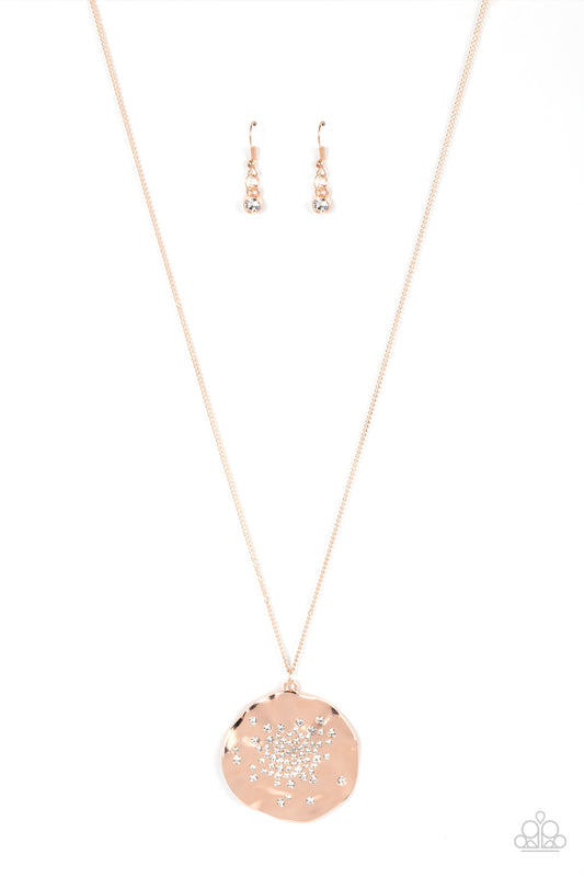 Boom and COMBUST Rose Gold Necklace