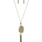 Botanical Beaches - Brass Necklace