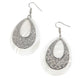 Bountiful Beaches - White Earring