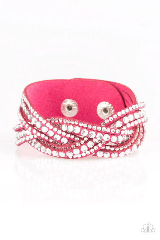 Bring on the Bling - Pink Bracelet
