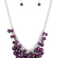 Broadway Bustle Purple Necklace