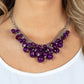 Broadway Bustle Purple Necklace