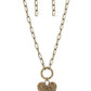 Brotherly Love Brass Necklace