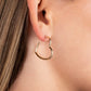 Burnished Beau - Gold Earring