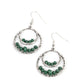 Bustling Beads - Green Earring