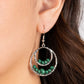 Bustling Beads - Green Earring