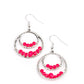 Bustling Beads - Pink Earring