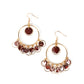 Cabana Charm - Brown Earring