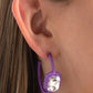 Call Me TRENDY - Purple Earring