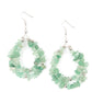 Canyon Rock Art Green Earring