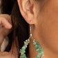 Canyon Rock Art Green Earring