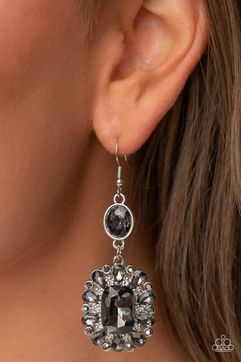 Capriciously Cosmopolitan - Silver Earring