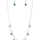Carefree Charmer - Blue Necklace