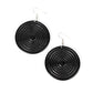 Caribbean Cymbal - Black Earring