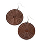 Caribbean Cymbal - Brown Earring
