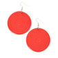 Caribbean Cymbal - Red Earring