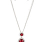 Castle Diamonds - Red Necklace