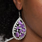 Cats Eye Class - Purple Earring