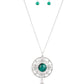 Celestial Compass - Green Lanyard