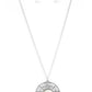 Celestial Compass - White Necklace