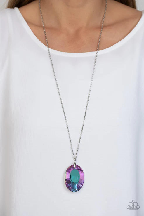 Celestial Essence Purple Necklace